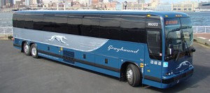 Transporte de pasajeros terrestre de autobuses Greyhound con servicio a todo Estados Unidos de America.